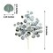 4 Frosted Green 25 in Silk Eucalyptus LEAVES Artificial Greenery Stems Events
